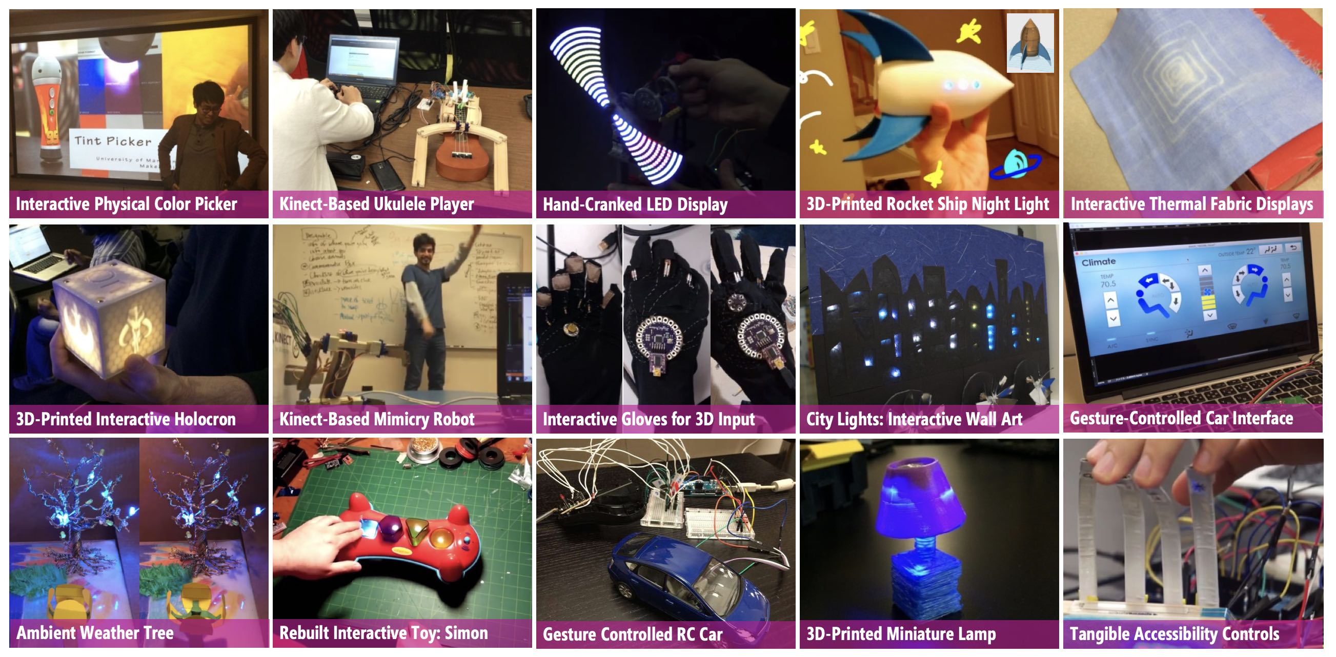 Example projects from some physical computing-related courses taught by Jon E. Froehlich