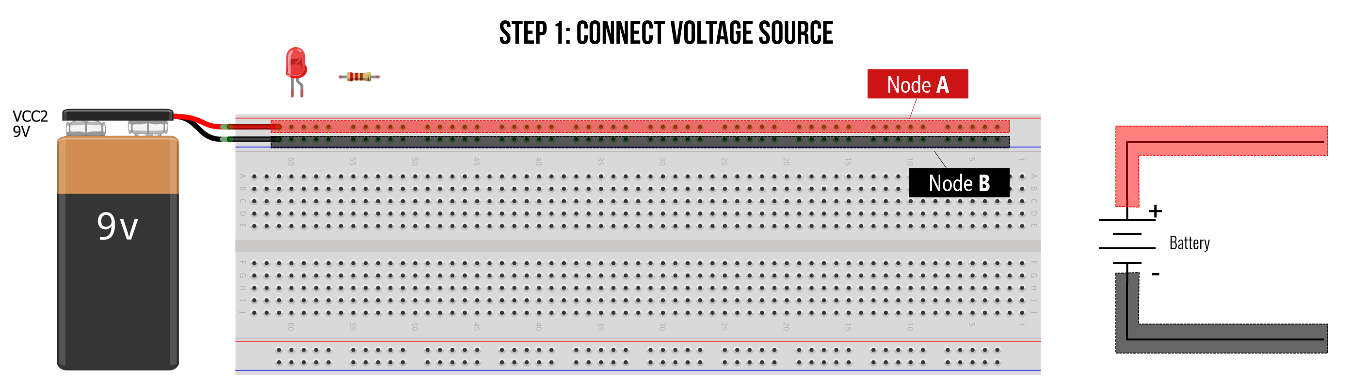 Building Series Parallel Circuits Breadboard