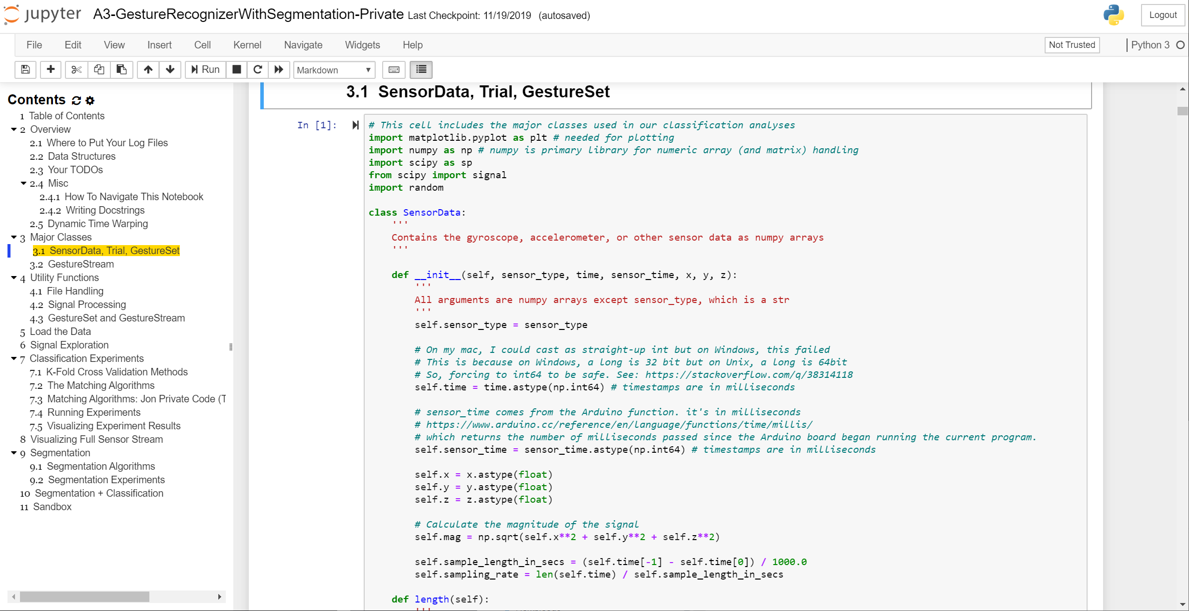 jupyter notebook